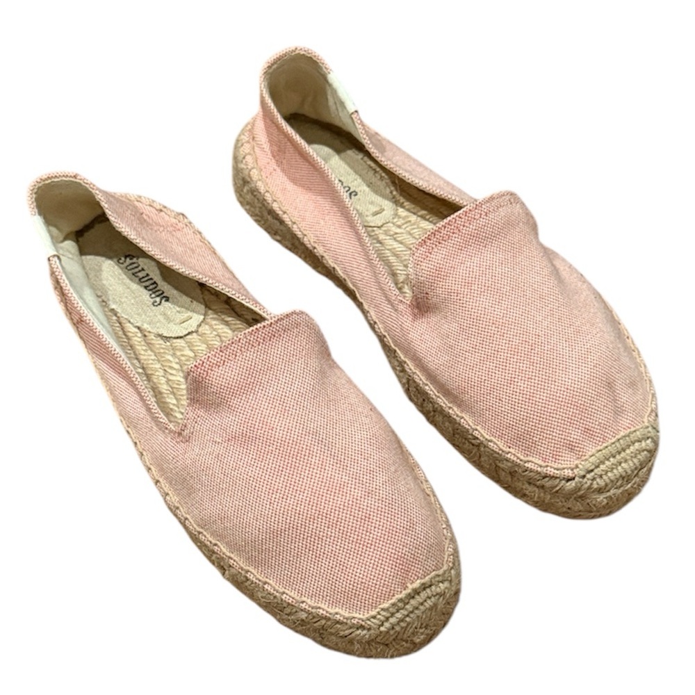Soludos Light Pink Espadrille Slip-Ons